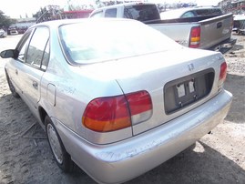 1997 Honda Civic DX Silver Sedan 1.6L AT #A24867